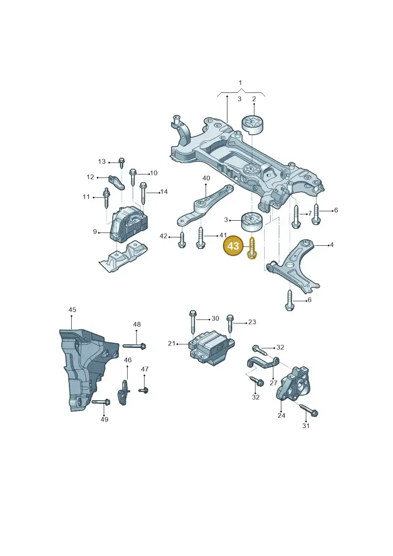 N10558002 — Skoda Yeti (2013-2017) diagram 767199200, position 43
