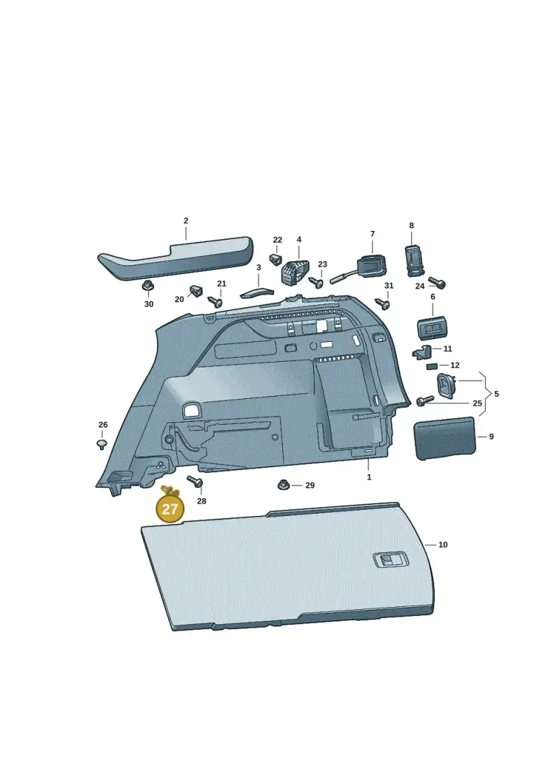N10583501 — Skoda Kodiaq (2024-) diagram 57h867080, position 27