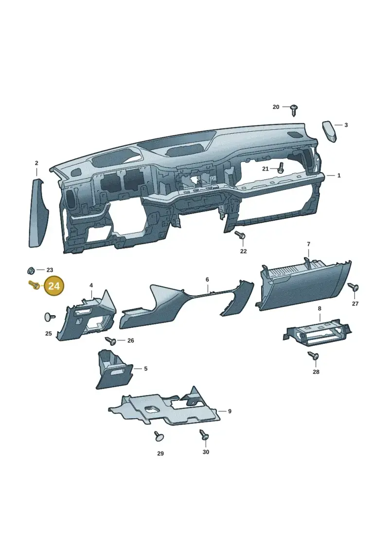 N10604402 — Skoda Kodiaq (2024-) diagram 57h857010, position 24