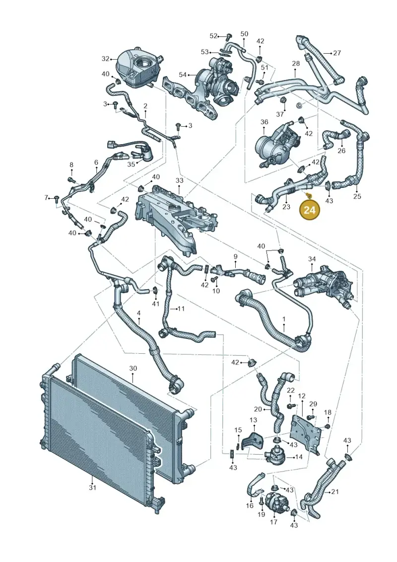 N10619001 — Skoda Superb Combi (2023-) diagram 596121132, position 24