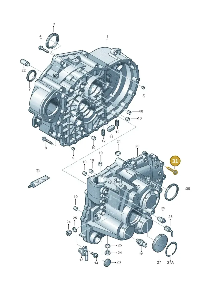 N10623801 — Skoda Superb (2013-2015) diagram 634301150, position 31