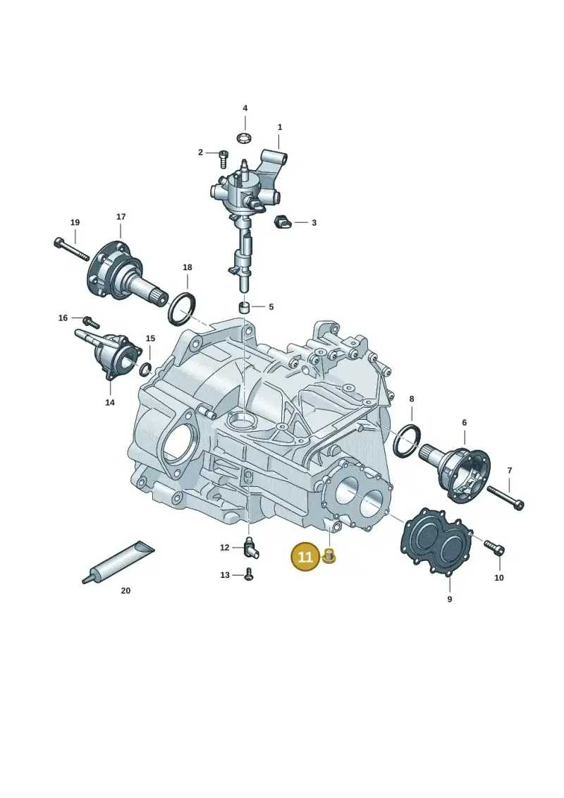N10637901 — Skoda Kamiq (2019-) diagram 5h0301150, position 11