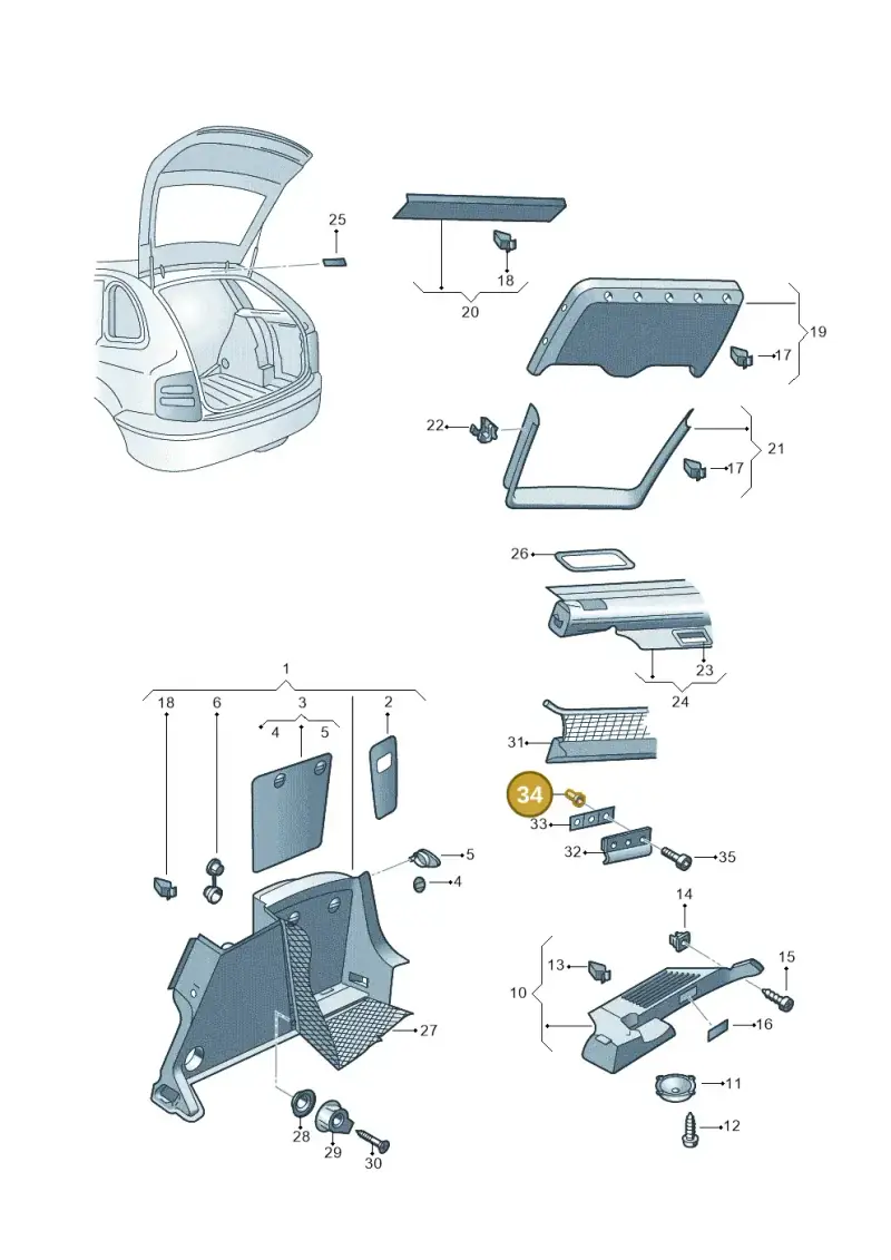 N10638201 — Skoda FABIA/COMBI            05> (2004-) diagram 225867850, position 34