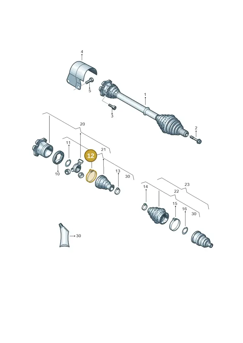 N10672101 — Skoda Octavia (2017-2020) diagram 460407560, position 12