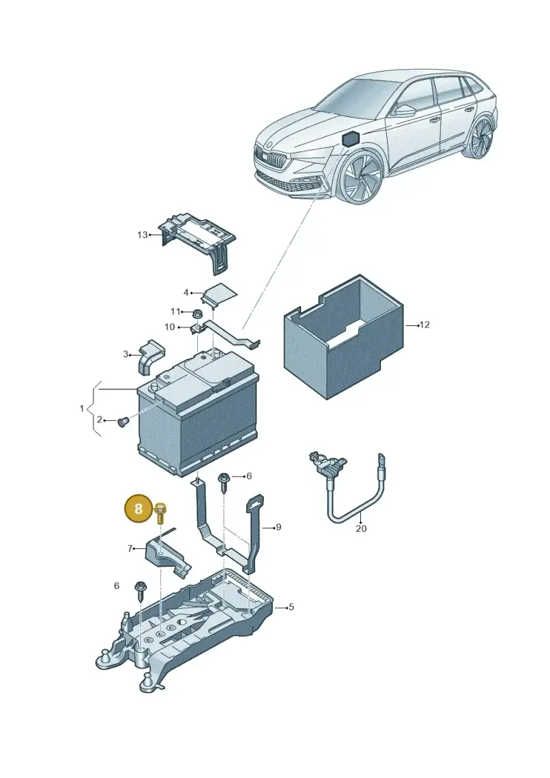 N10675602 — Skoda Fabia (2021-) diagram 584915000, position 8