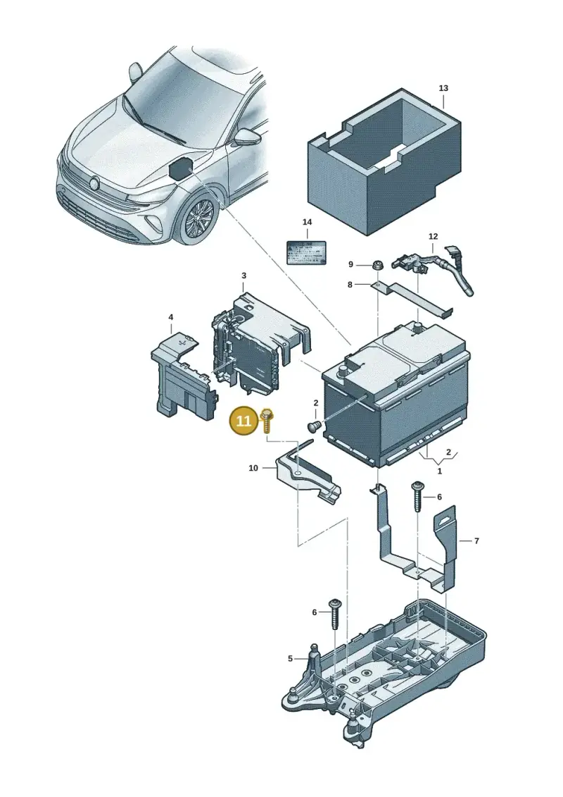 N10675602 — Skoda Kodiaq (2024-) diagram 57x915000, position 11