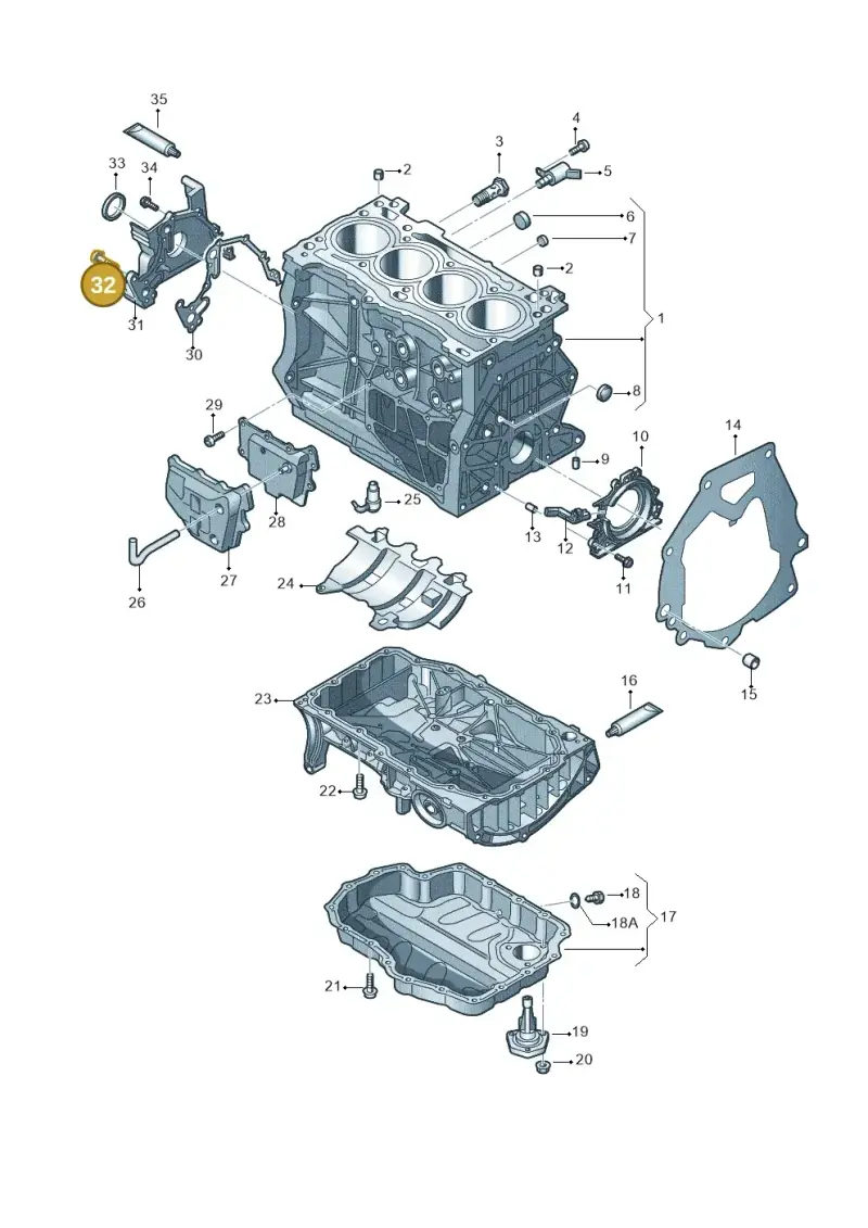 N10682501 — Skoda Octavia (2019-2024) diagram 747103120, position 32