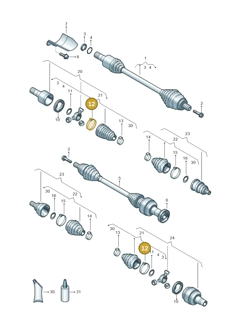 N10701301 — Skoda Kodiaq (2016-2024) diagram 634407620, position 12