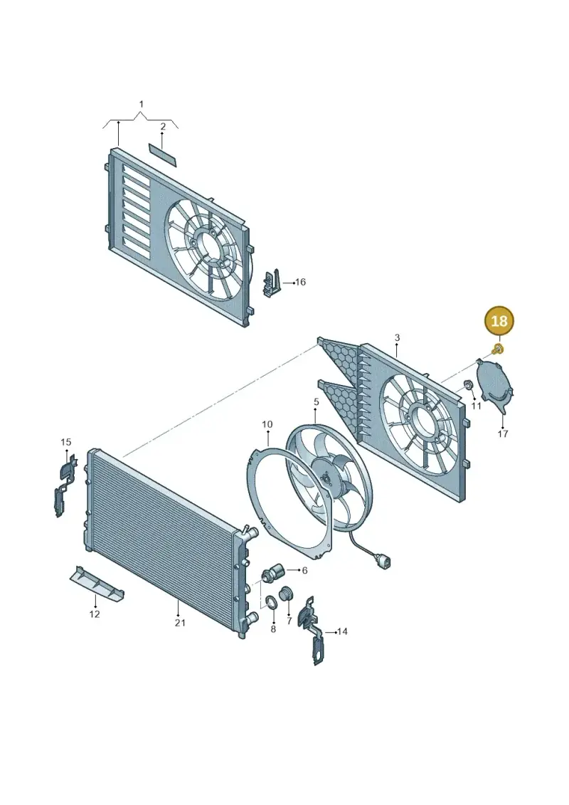 N10721301 — Skoda Fabia (2014-2022) diagram 672121950, position 18