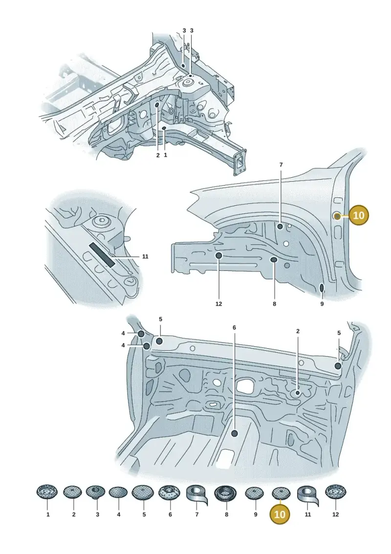 N10746401 — Skoda Kodiaq (2024-) diagram 57h803500, position 10