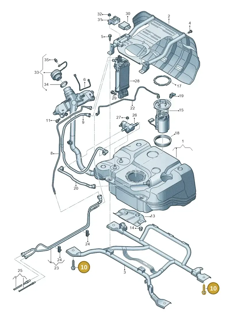 N10785401 — Skoda Kodiaq (2024-) diagram 884201050, position 10