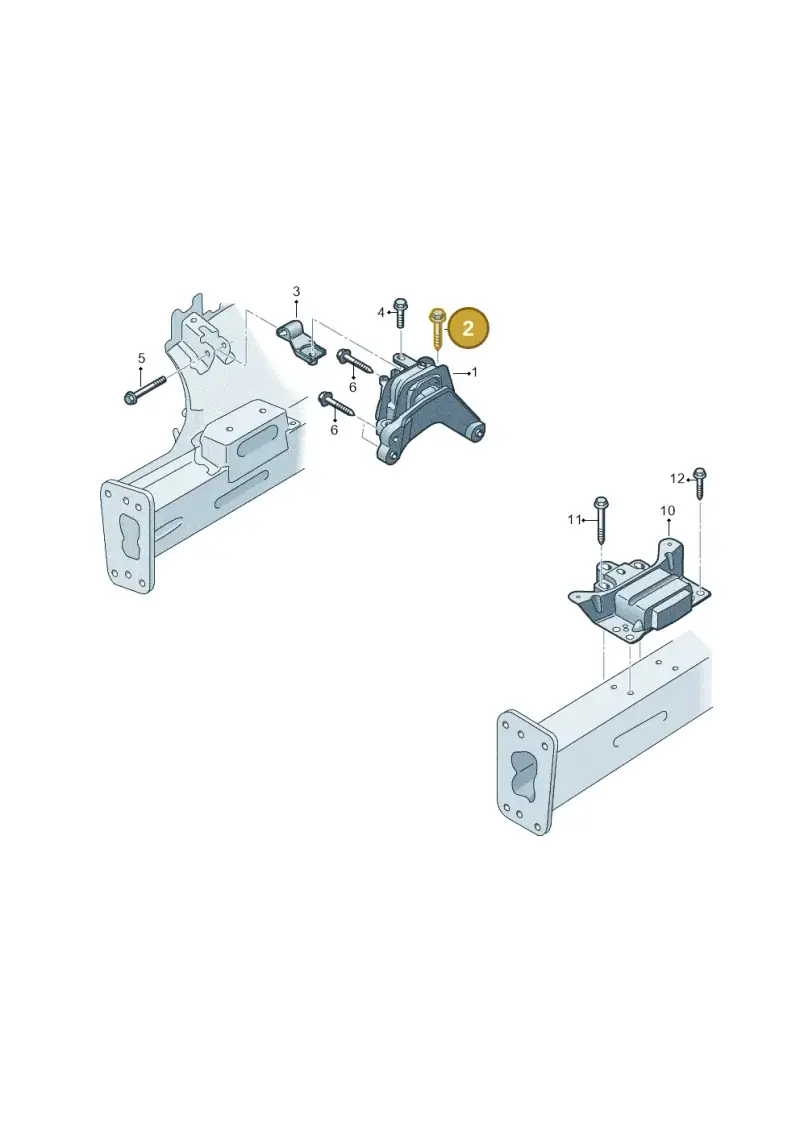 N10854901 — Skoda Octavia (2019-2024) diagram 5h0199031, position 2