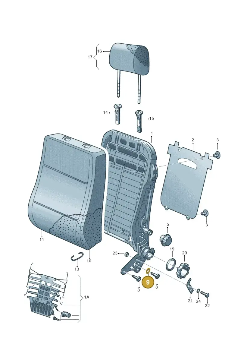 N90052702 — Skoda OCTAVIA/COMBI/4X4      01> (2000-) diagram 202881500, position 9