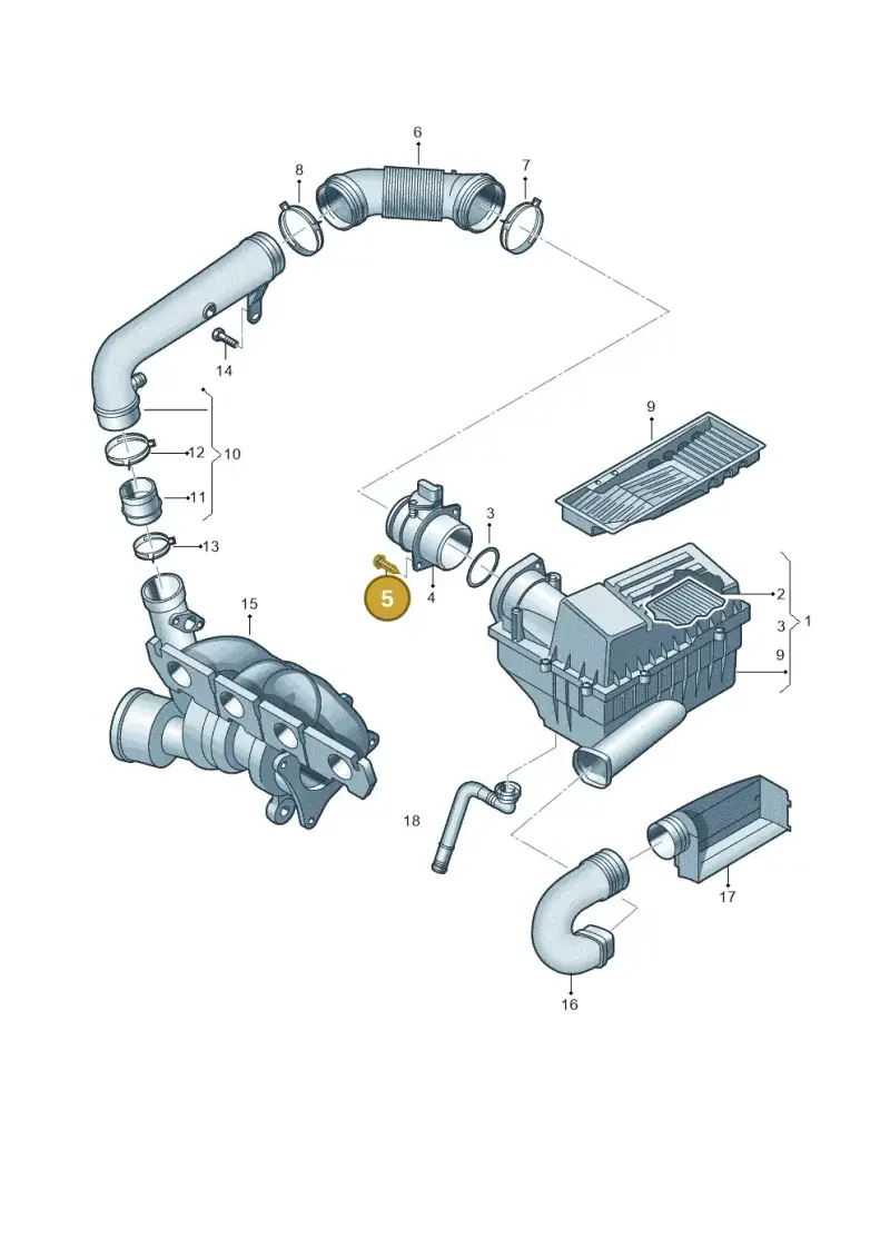 N90172004 — Skoda Yeti (2013-2017) diagram 627129600, position 5