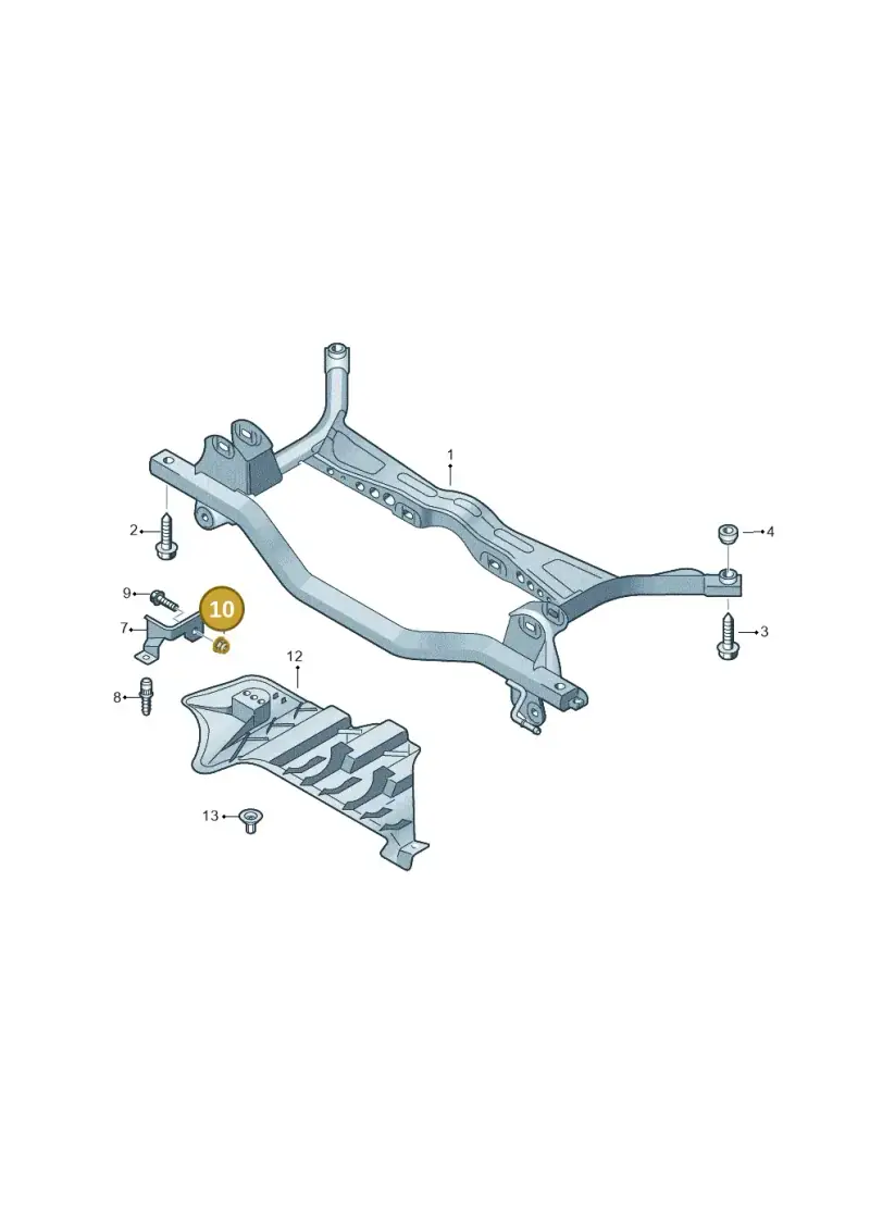 N90183802 — Skoda Yeti (2013-2017) diagram 409505000, position 10