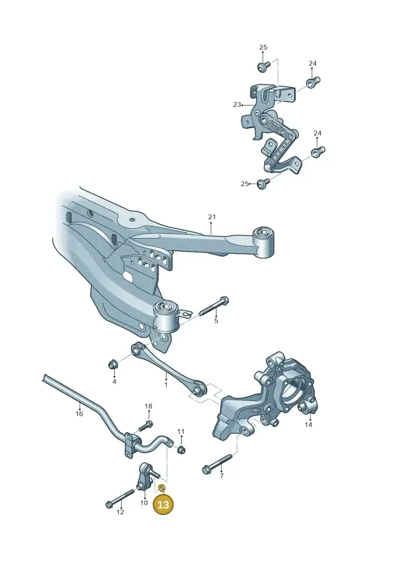 N90183804 — Skoda Octavia (2019-2024) diagram 746501300, position 13