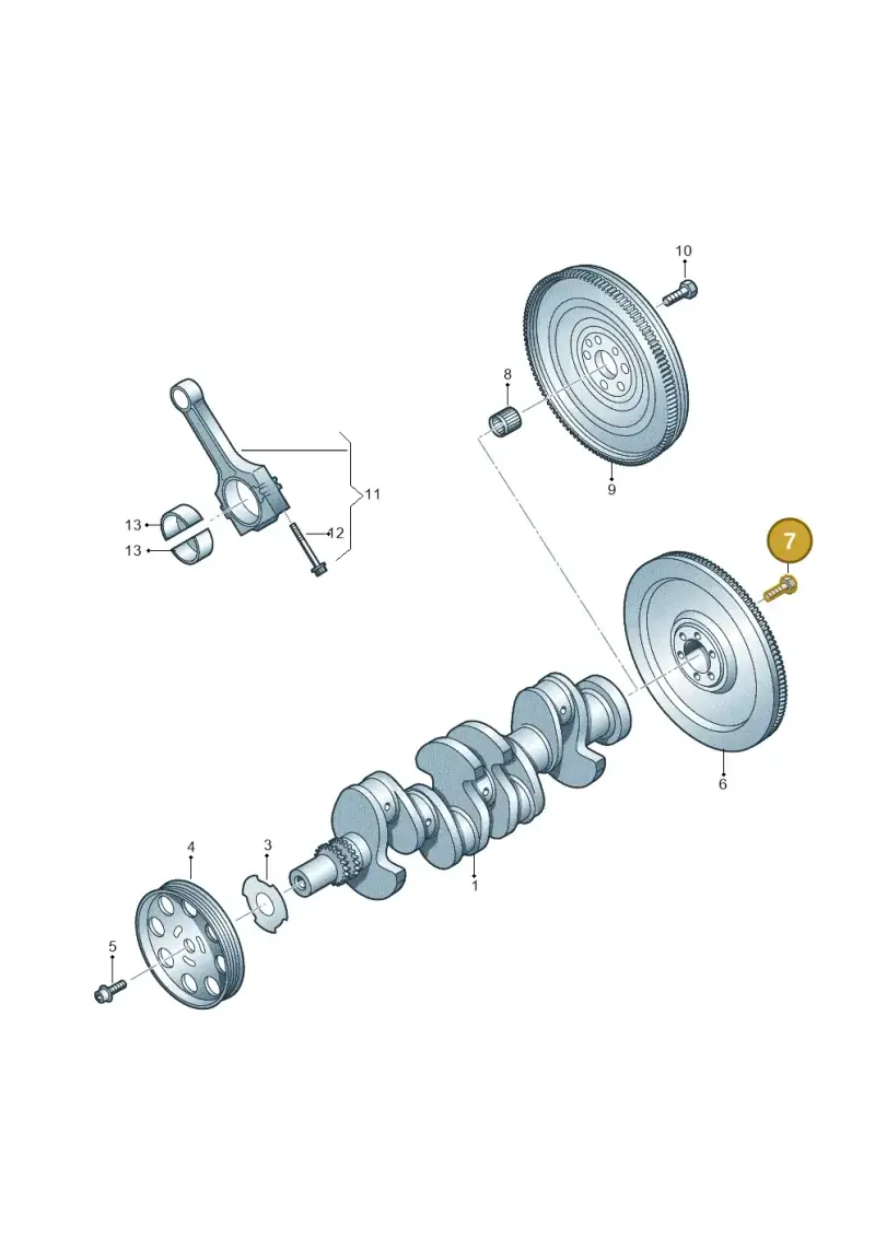 N90206103 — Skoda Yeti (2013-2017) diagram 649105010, position 7