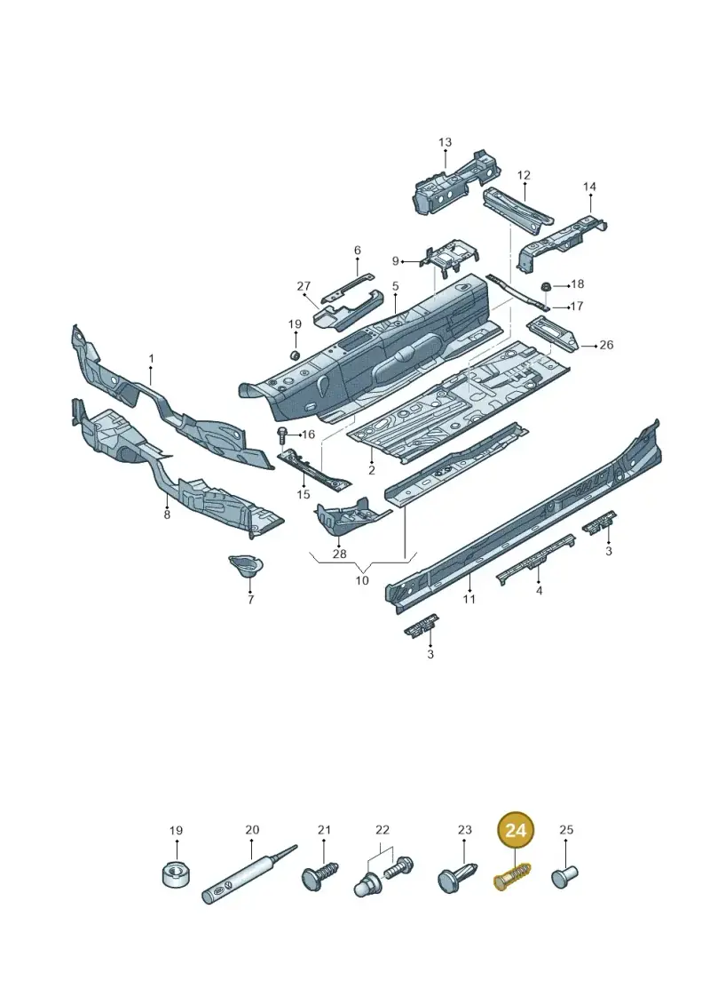 N90231601 — Skoda Superb Combi (2015-2024) diagram 793803050, position 24