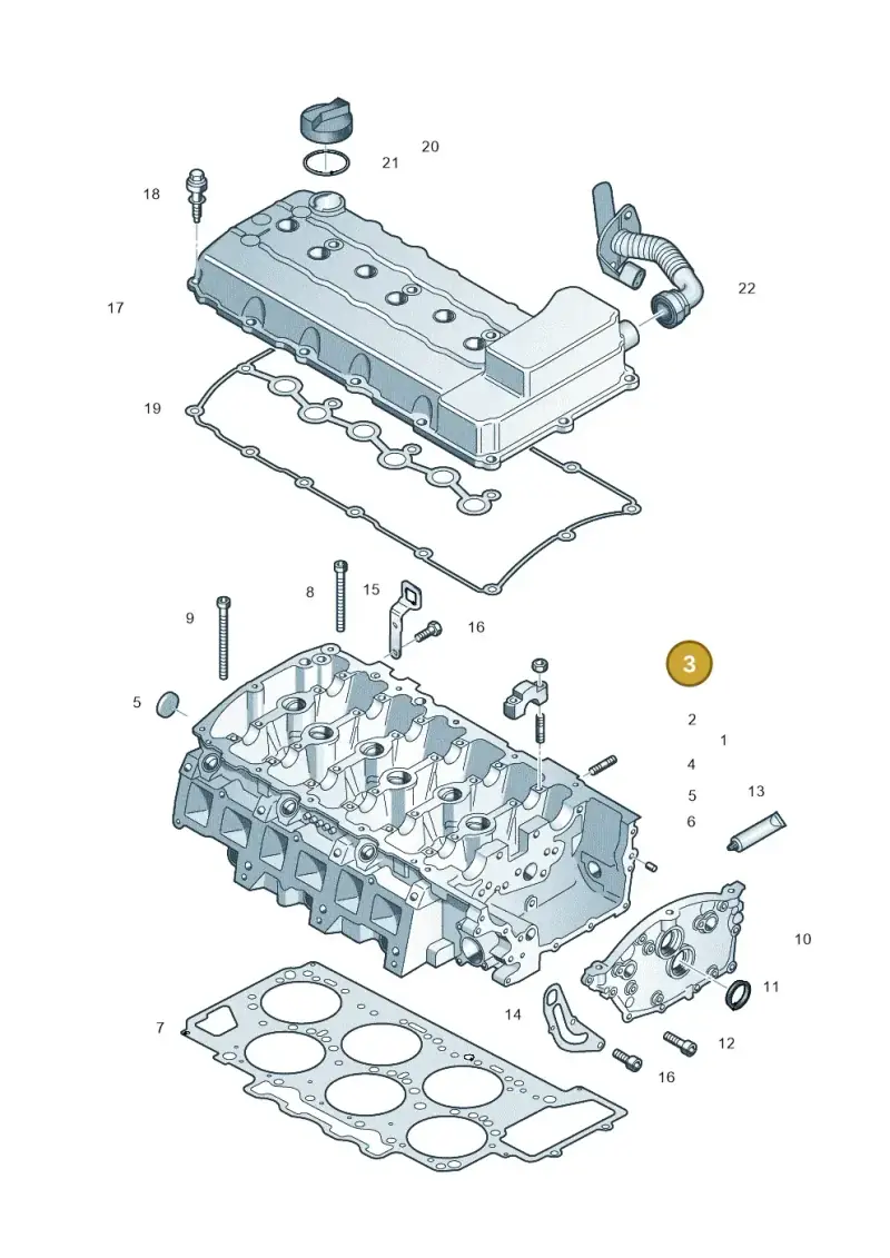N90279006 — Skoda Superb (2013-2015) diagram 460103650, position 3