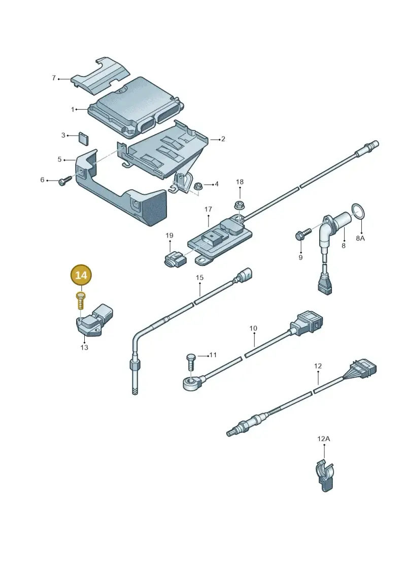 N90288606 — Skoda Rapid (2012-2022) diagram 740906030, position 14