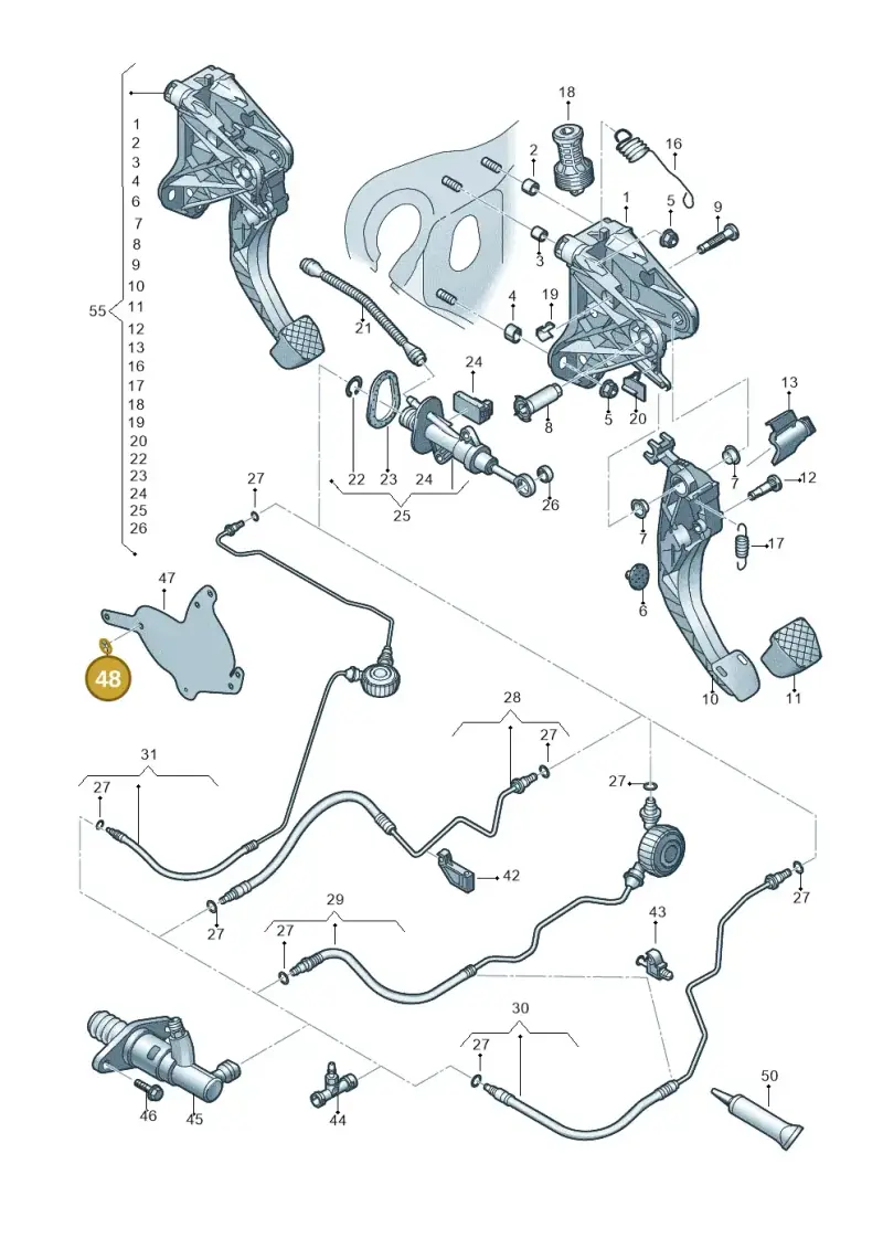 N90335005 — Skoda Superb Combi (2015-2024) diagram 746721260, position 48