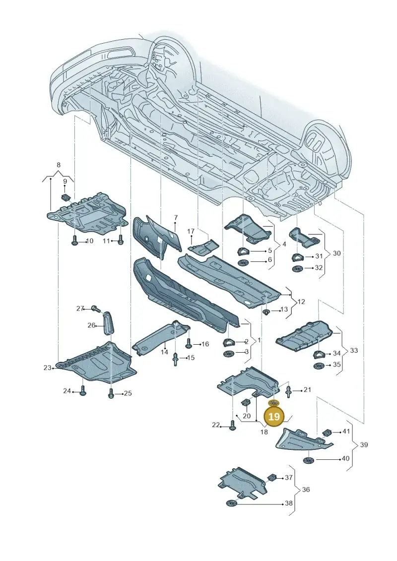 N90335005 — Skoda Octavia (2017-2020) diagram 753825000, position 19