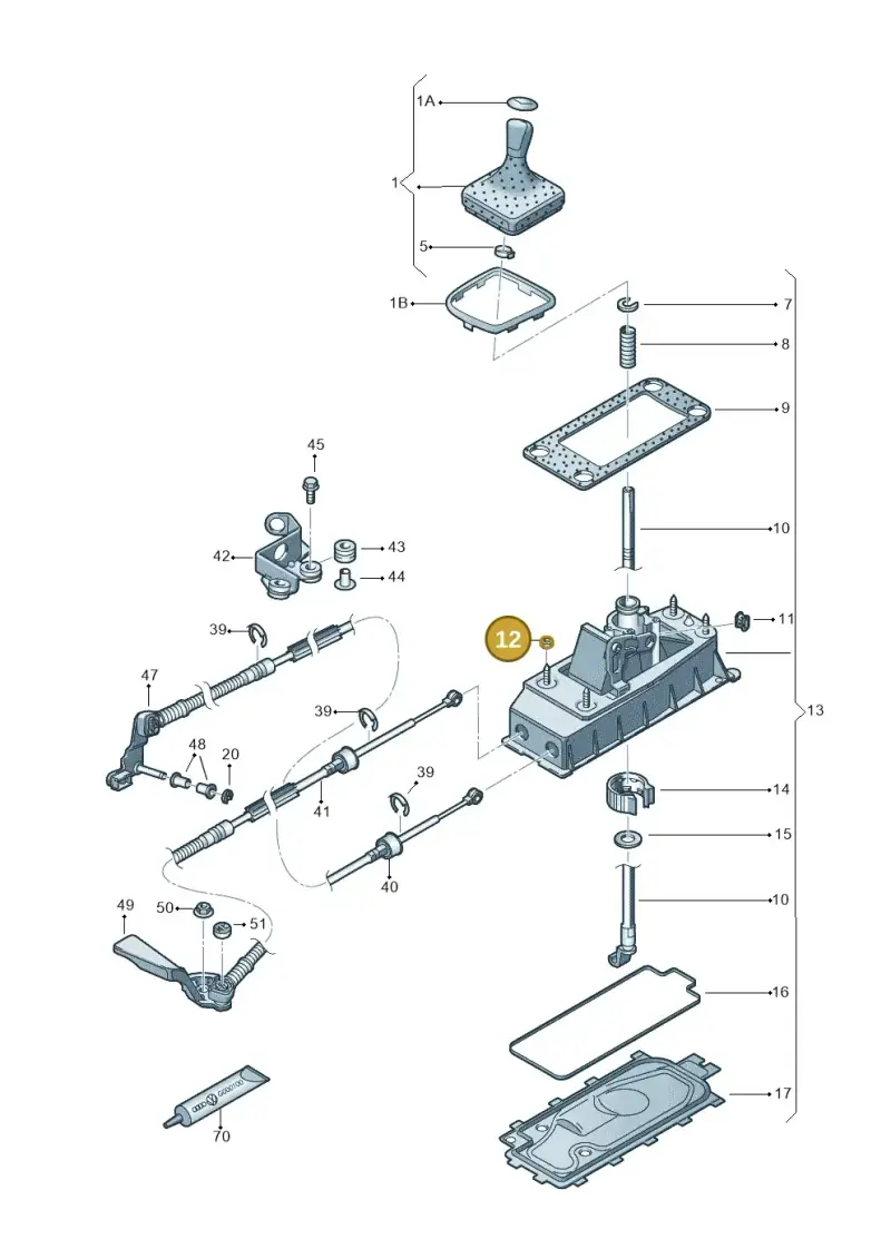 N90347104 — Skoda Fabia (2014-2022) diagram 797711030, position 12