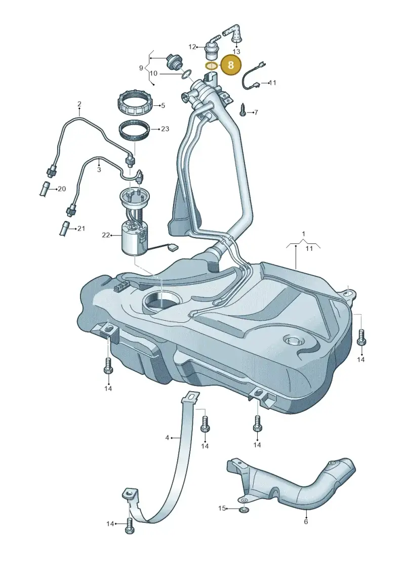 N90359601 — Skoda Fabia (2014-2022) diagram 747201650, position 8