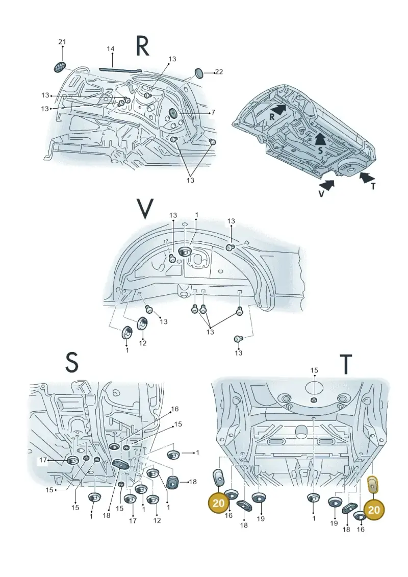 N90402801 — Skoda OCTAVIA/COMBI/4X4      01> (2000-) diagram 202803360, position 20