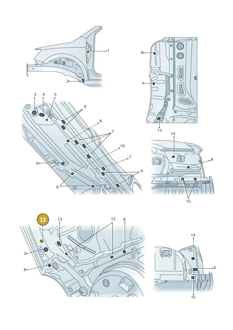 N90436101 — Skoda Fabia (2014-2022) diagram 797803360, position 11