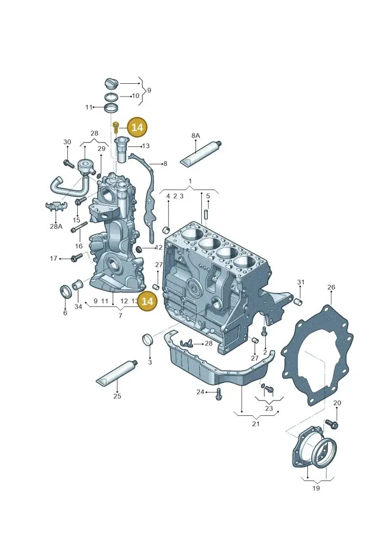 N90440701 — Skoda Fabia Jingrui (2008-2014) diagram 713103100, position 14