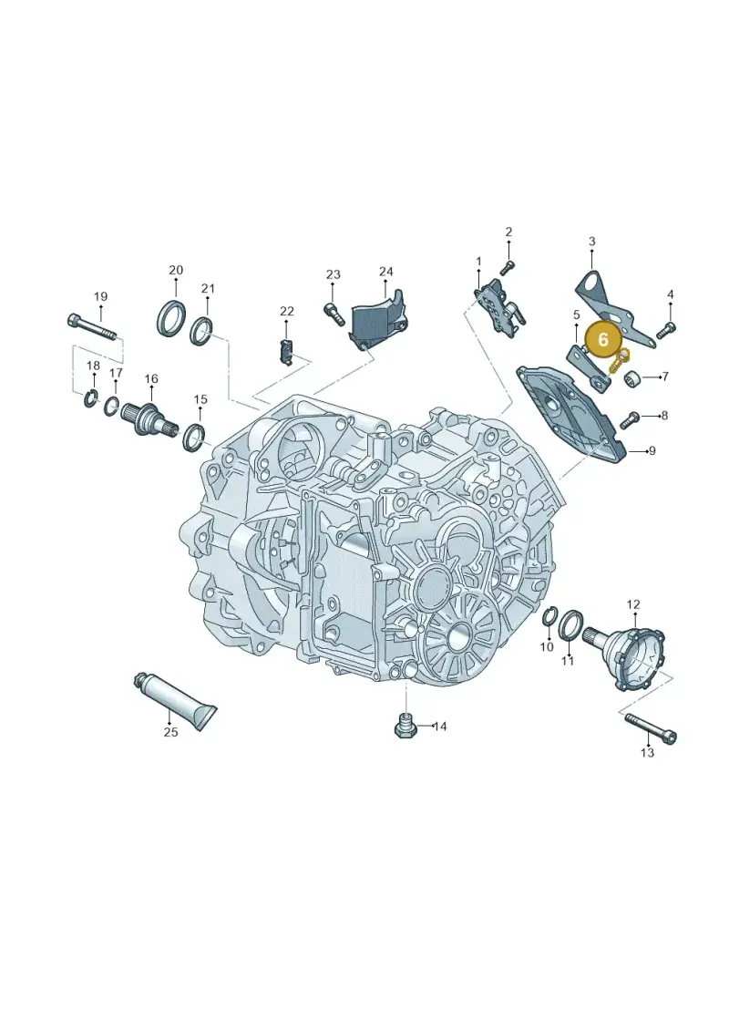 N90441603 — Skoda Superb Combi (2023-) diagram 827345110, position 6