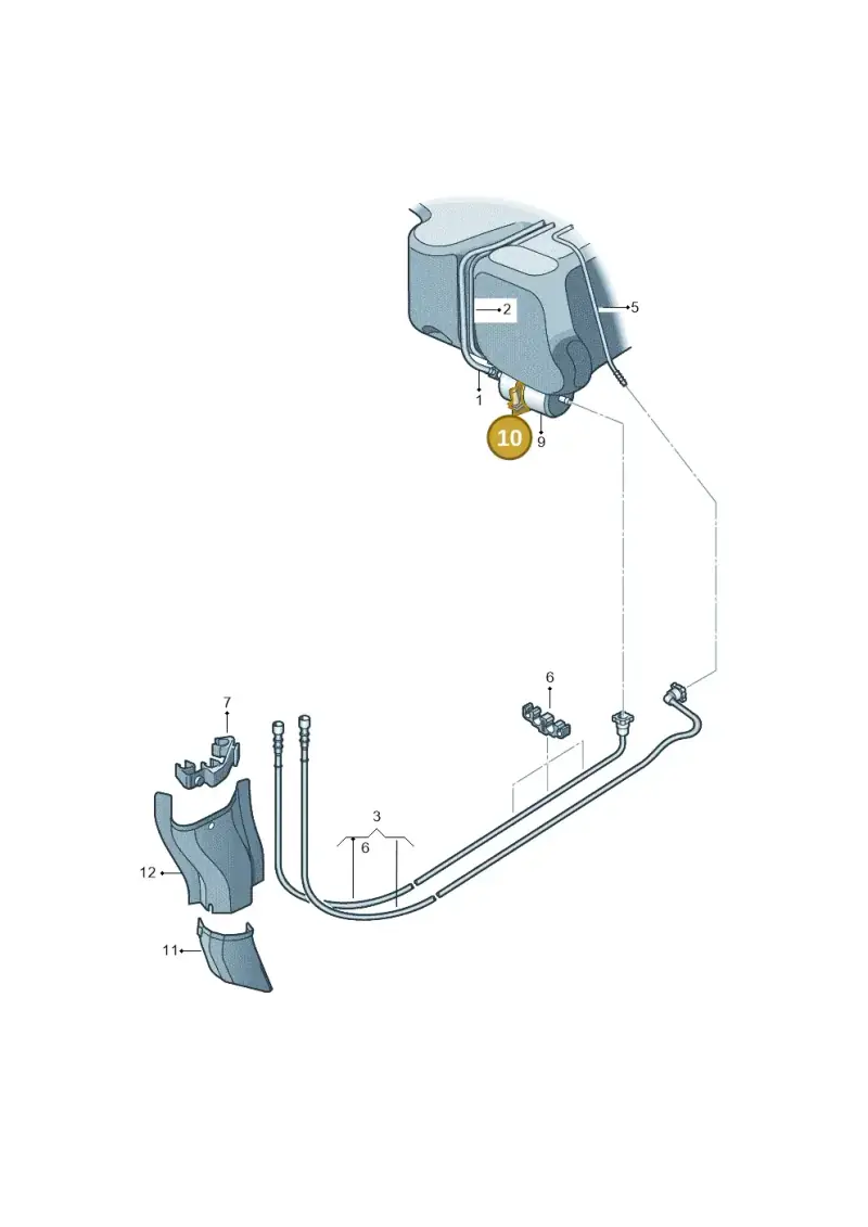 N90496802 — Skoda Fabia (2014-2022) diagram 672201400, position 10