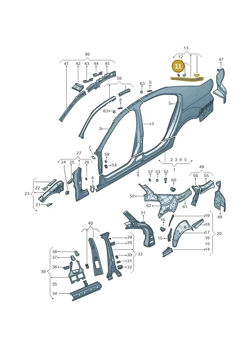 N90507608 — Skoda Octavia (2017-2020) diagram 753809300, position 11