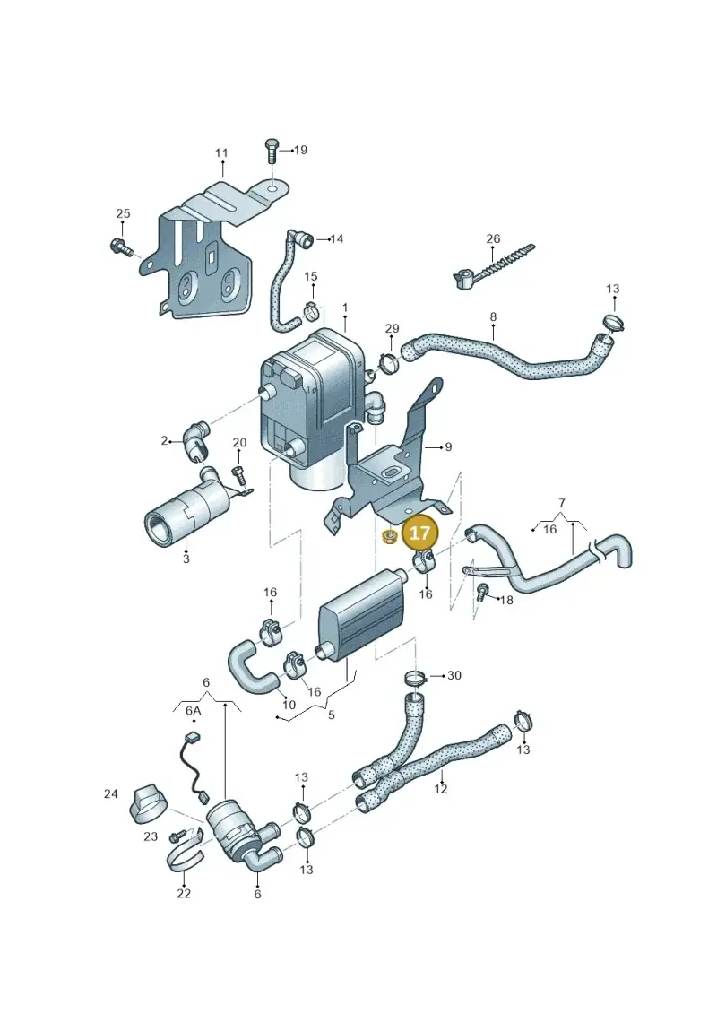 N90511507 — Skoda Superb (2013-2015) diagram 649819700, position 17