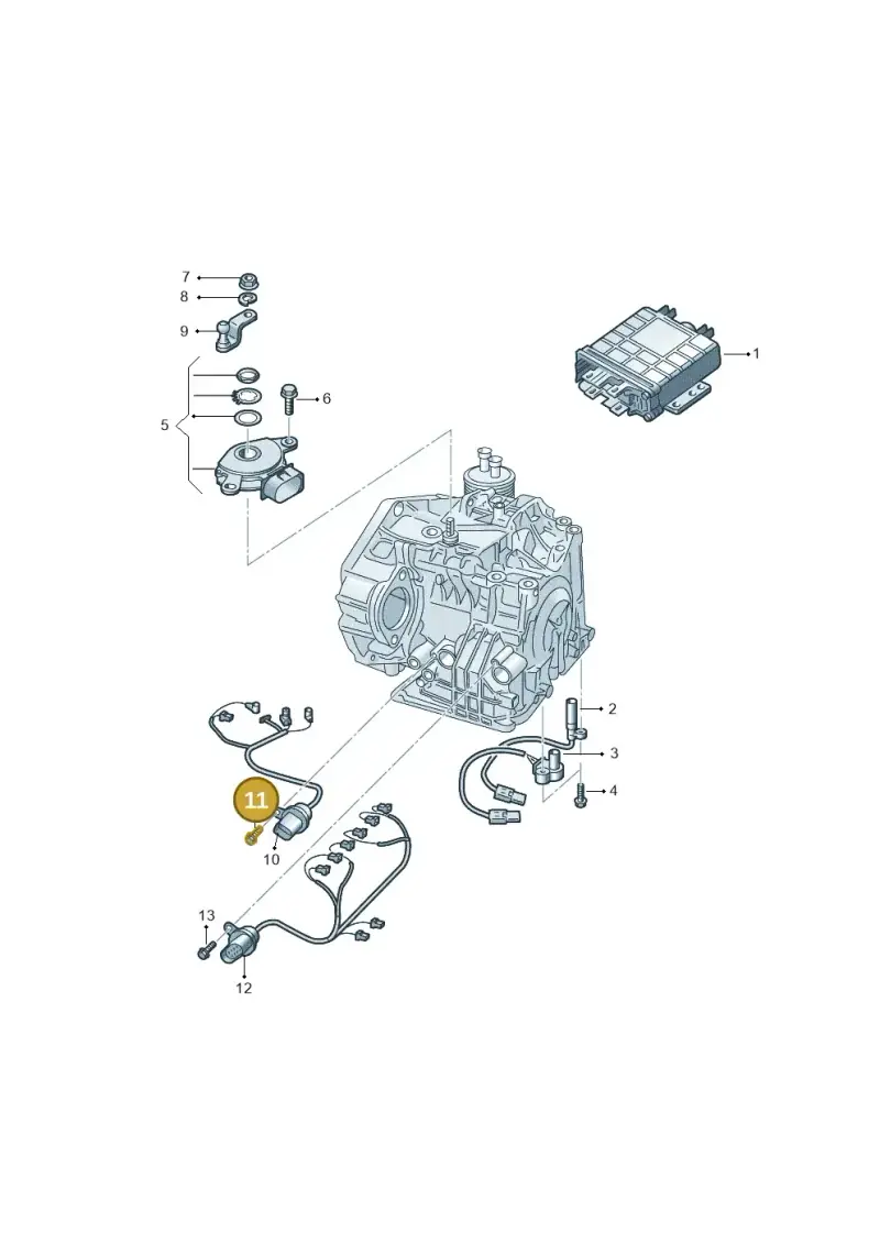 N90533005 — Skoda Superb Combi (2015-2024) diagram 701927700, position 11