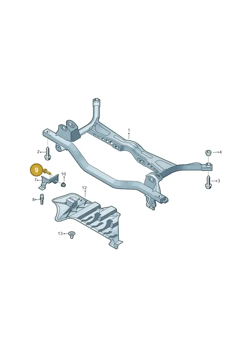 N90548305 — Skoda Yeti (2013-2017) diagram 409505000, position 9