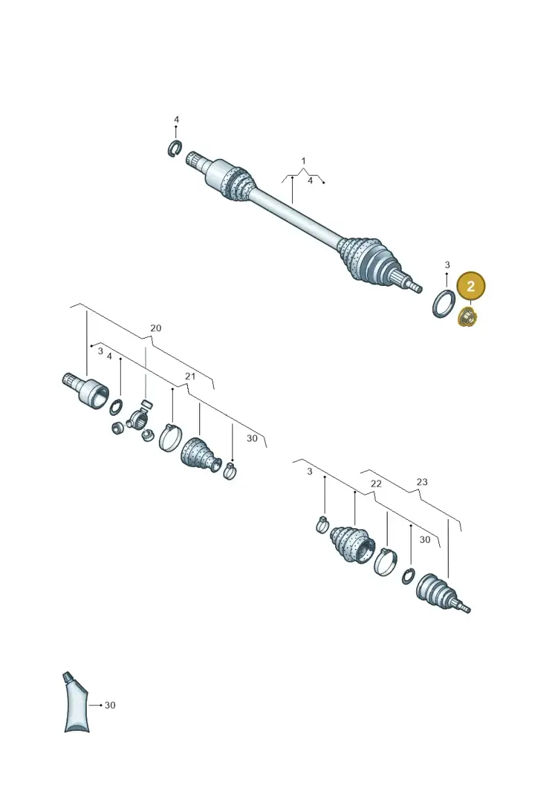 N90587602 — Skoda Citigo (2011-2019) diagram 723407200, position 2