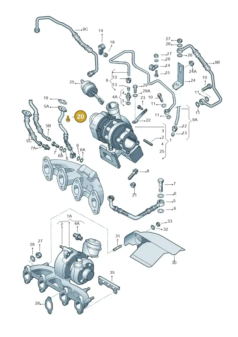 N90592703 — Skoda Fabia Ambiente (2009-2013) diagram 194145550, position 20