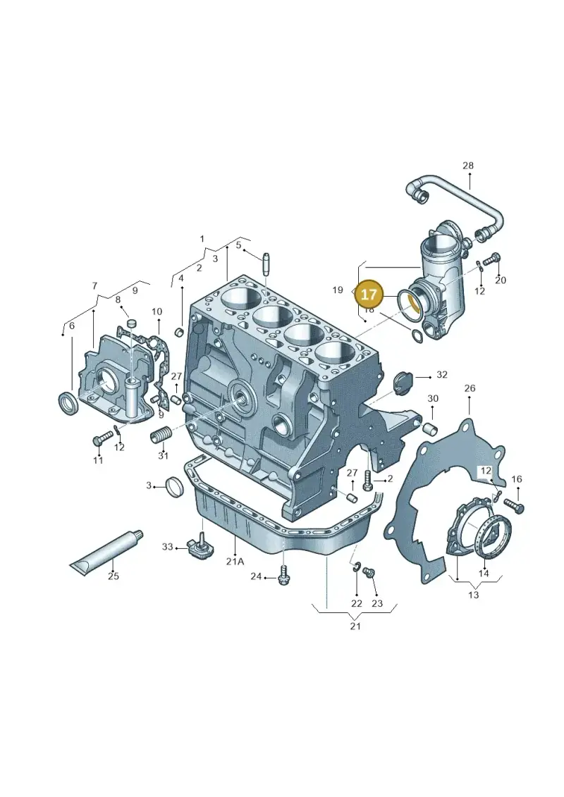 N90617501 — Skoda Roomster (2010-2015) diagram 269103000, position 17