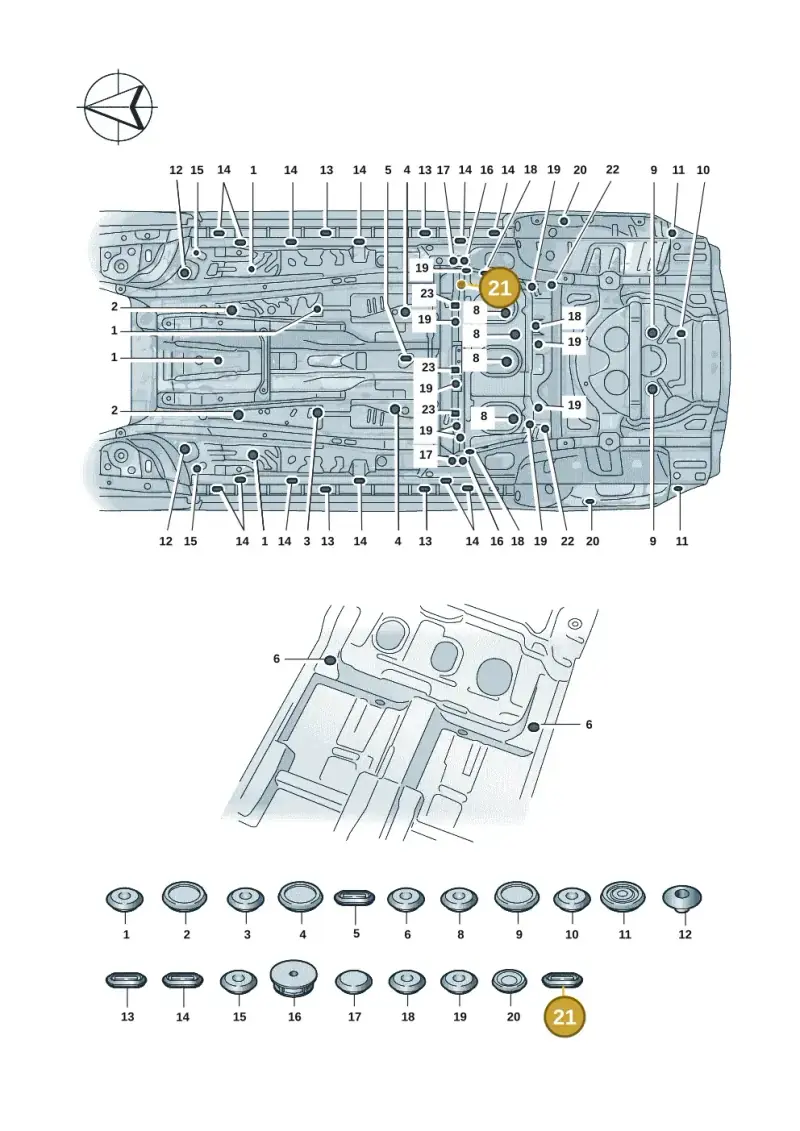 N90630001 — Skoda Kodiaq (2024-) diagram 57h803501, position 21