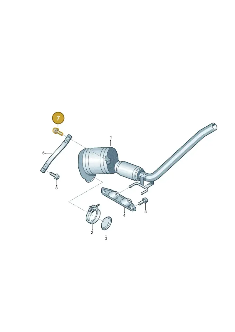 N90630504 — Skoda Superb comfort (2008-2013) diagram 409253550, position 7