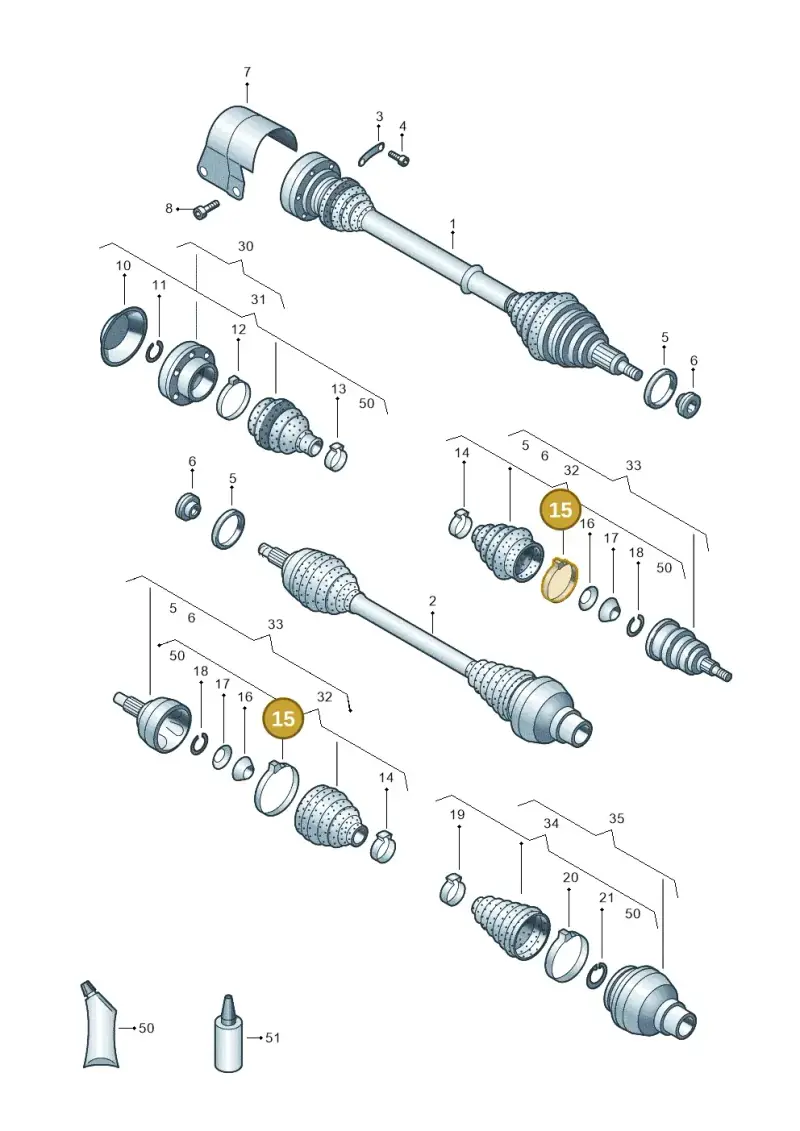 N90630701 — Skoda Fabia (2014-2022) diagram 773407600, position 15