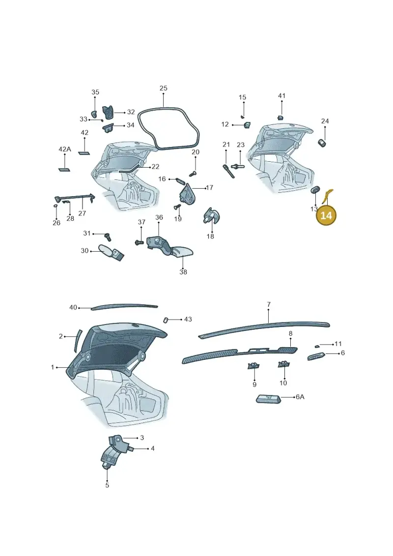 N90640301 — Skoda Superb Ambition (2009-2015) diagram 671827100, position 14