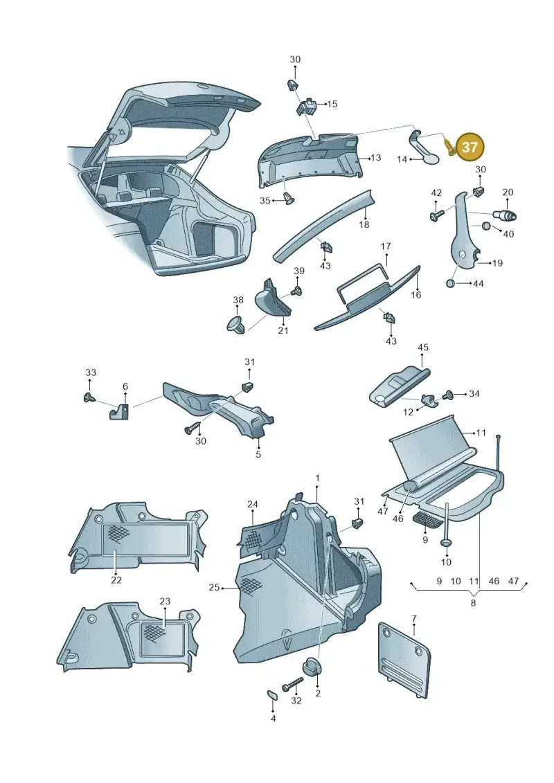 N90651302 — Skoda Superb (2013-2015) diagram 632867800, position 37