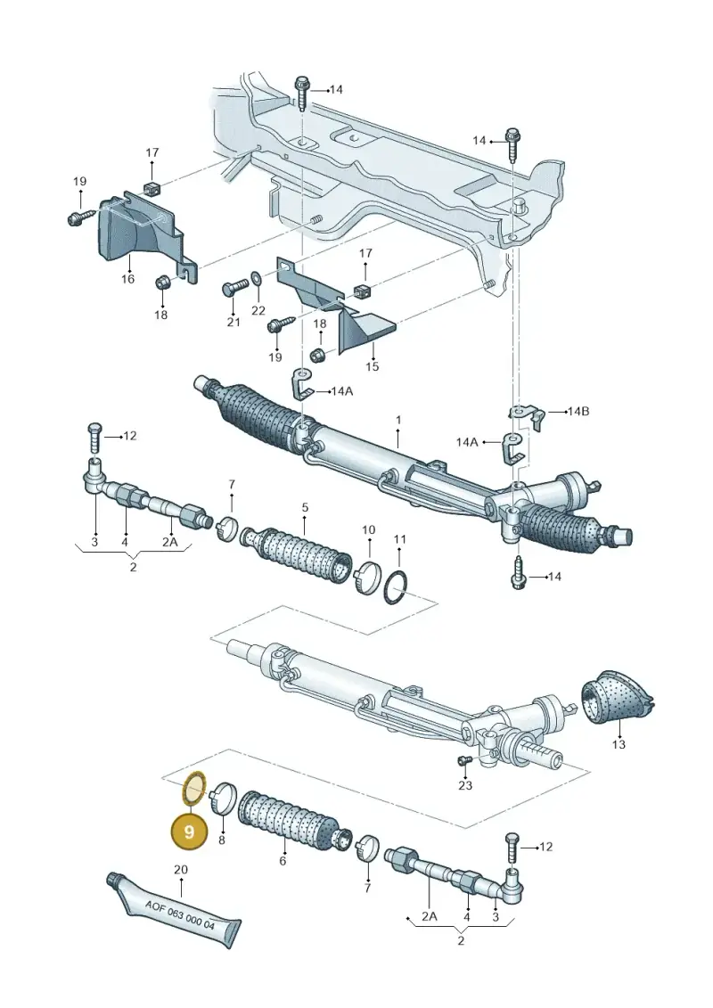N90654202 — Skoda SUPERB                 02> (2001-) diagram 223422420, position 9