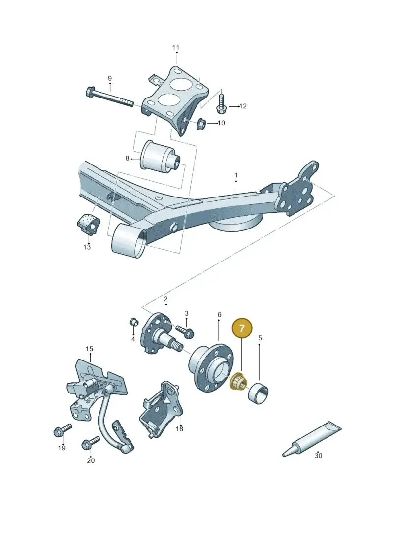N90654502 — Skoda Rapid (2012-2022) diagram 873500200, position 7