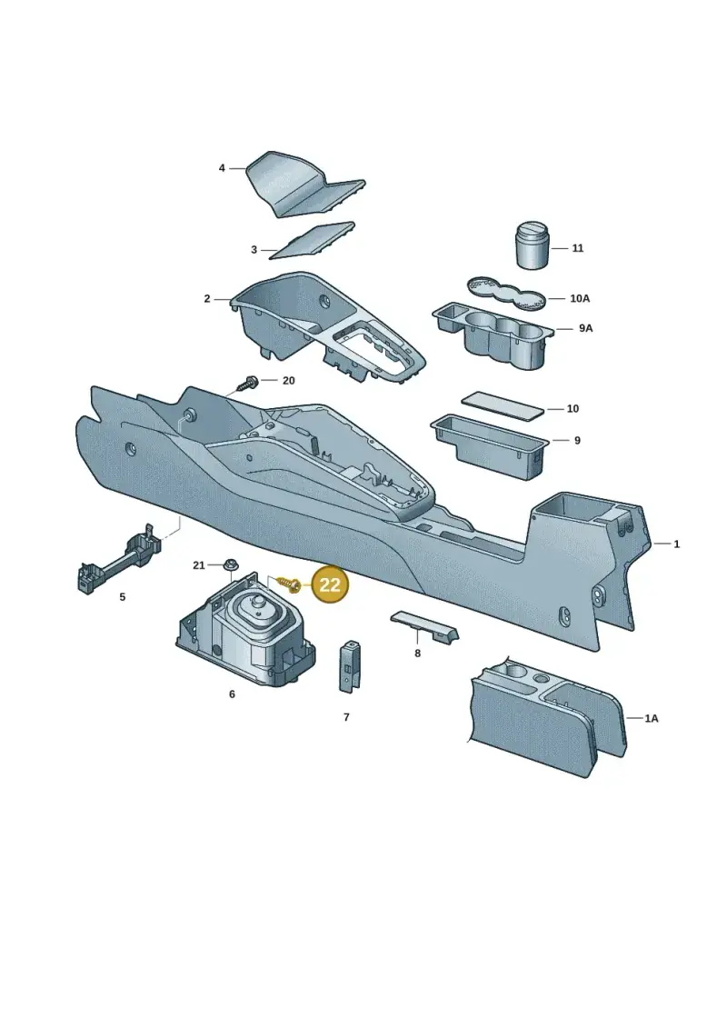 N90698601 — Skoda Fabia (2021-) diagram 6vn863050, position 22