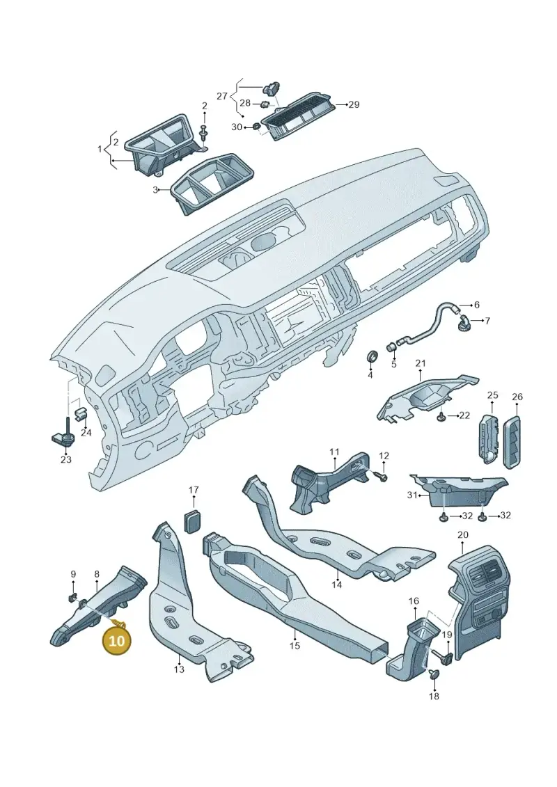 N90698601 — Skoda Kodiaq (2018-2022) diagram 804819300, position 10