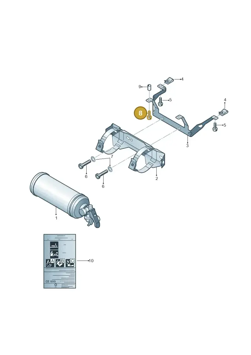 N90732102 — Skoda Kamiq (2019-) diagram 419011110, position 8